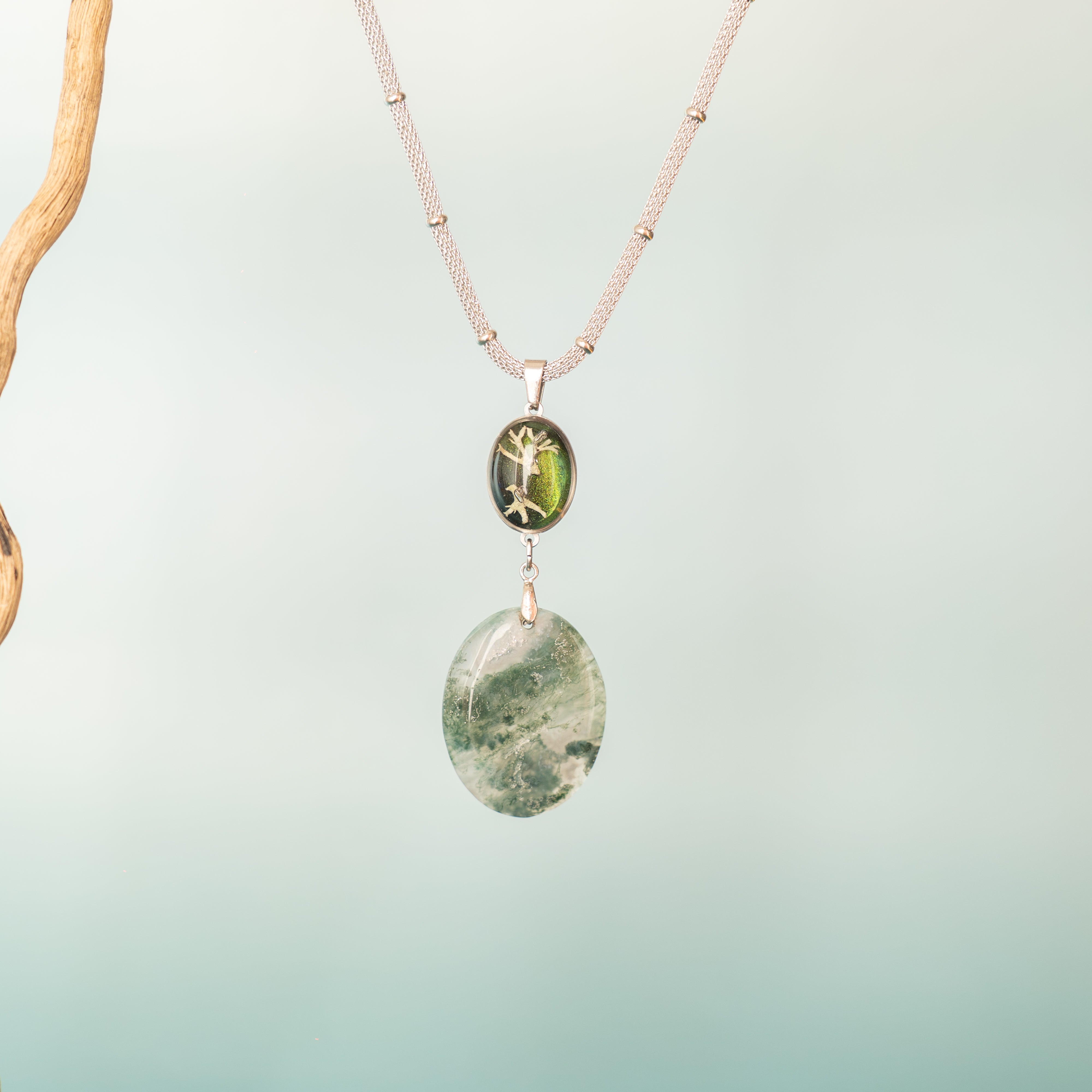 COLLANE INDIRA CON AGATA MUSCHIATA