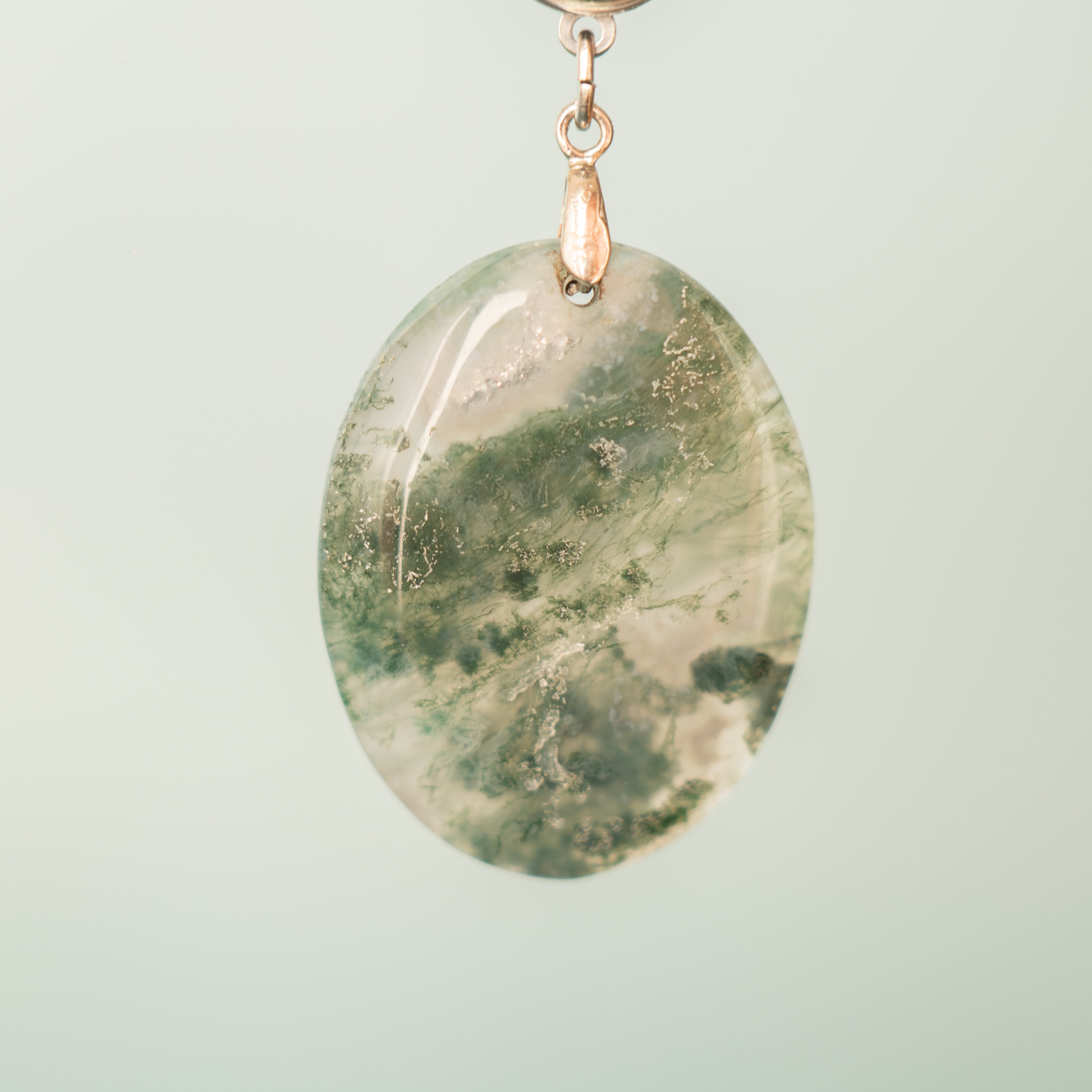 INDIRA NECKLACES WITH MISTY AGATE