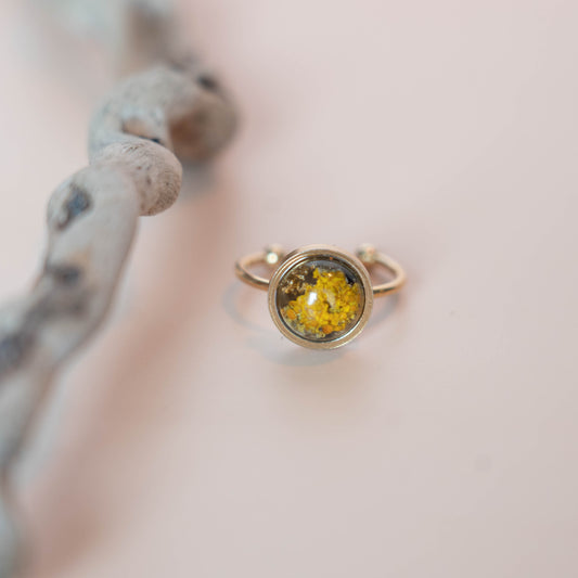ANELLI SOLITARIO DORATI 10mm