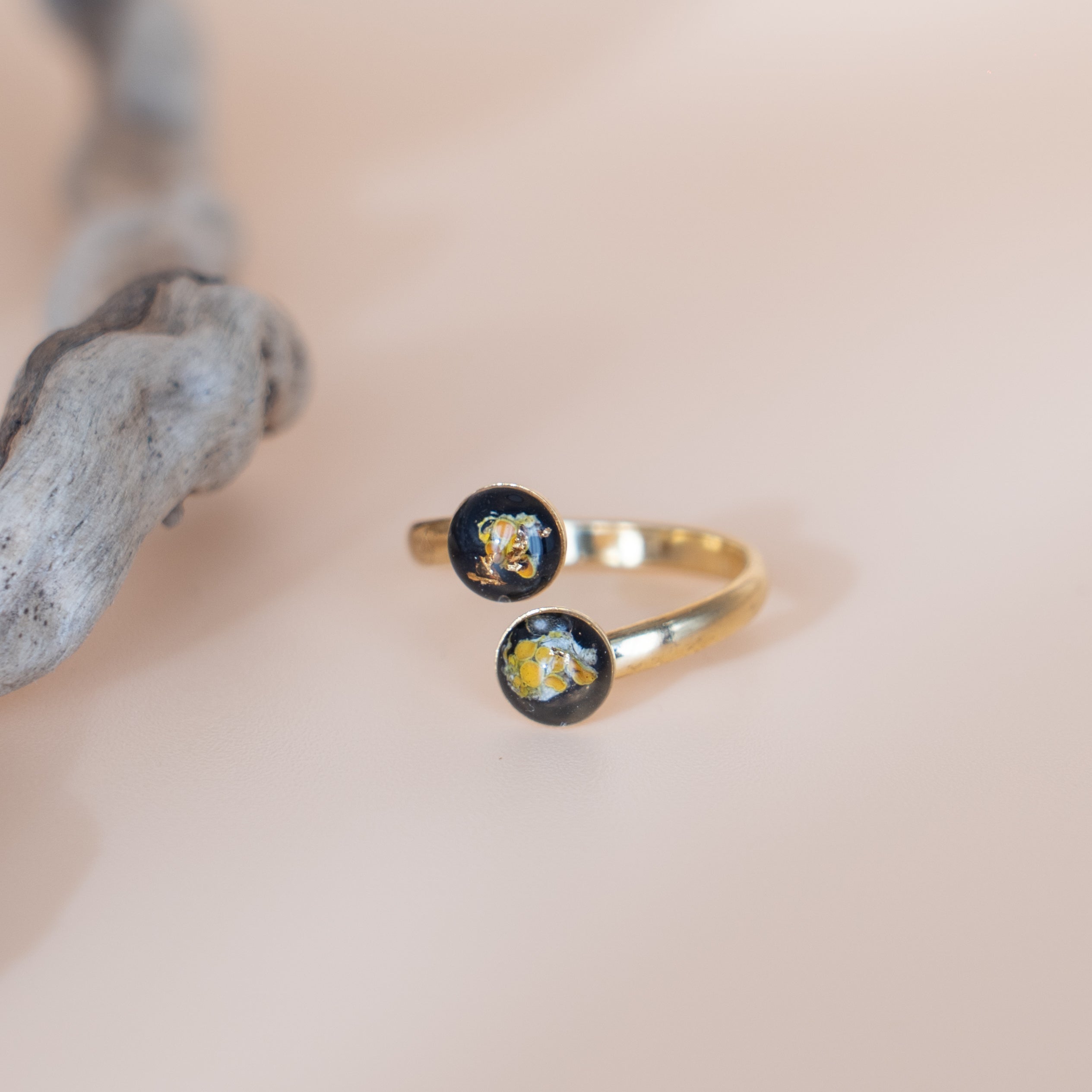 ANELLI DOPPI DORATI 6/6MM