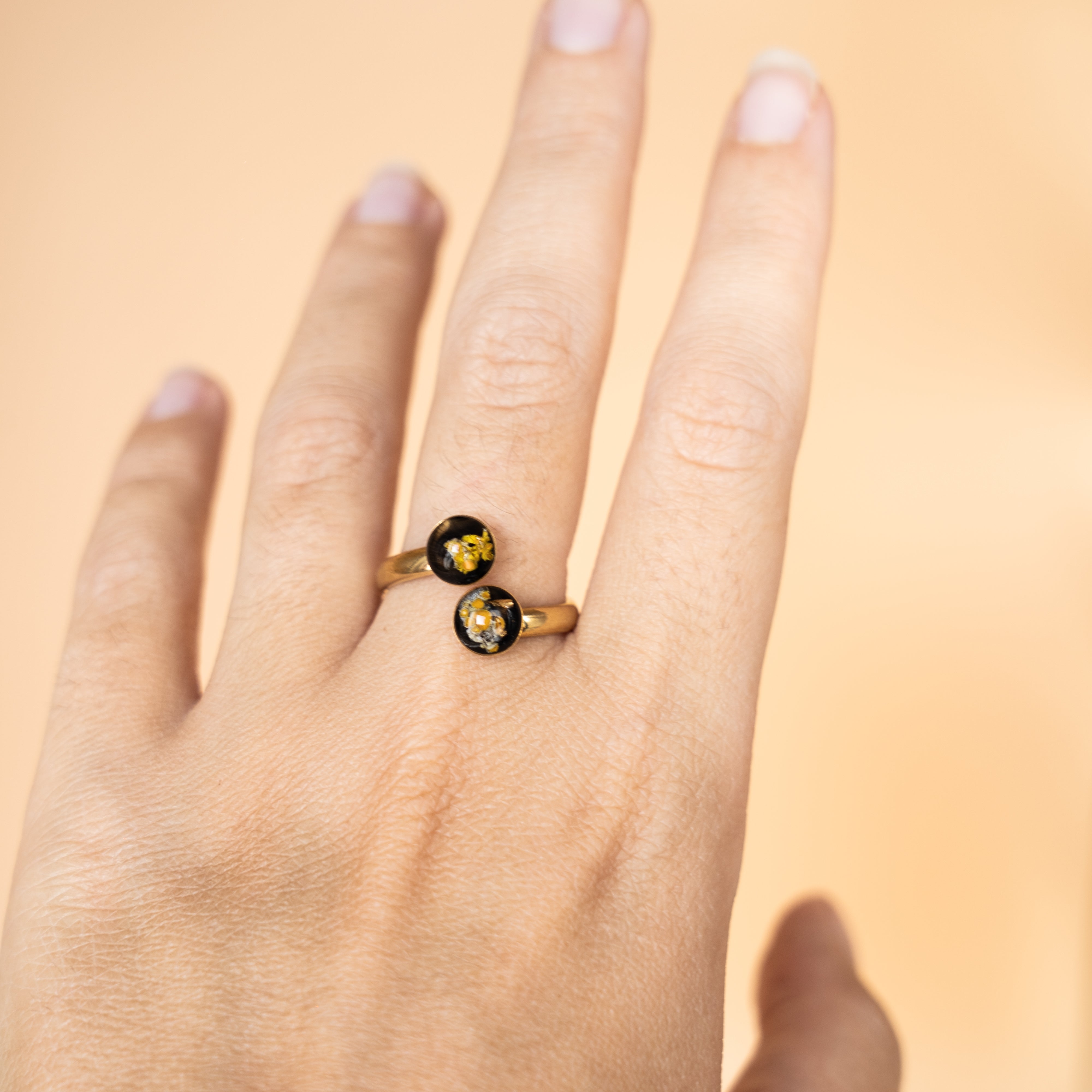 ANELLI DOPPI DORATI 6/6MM