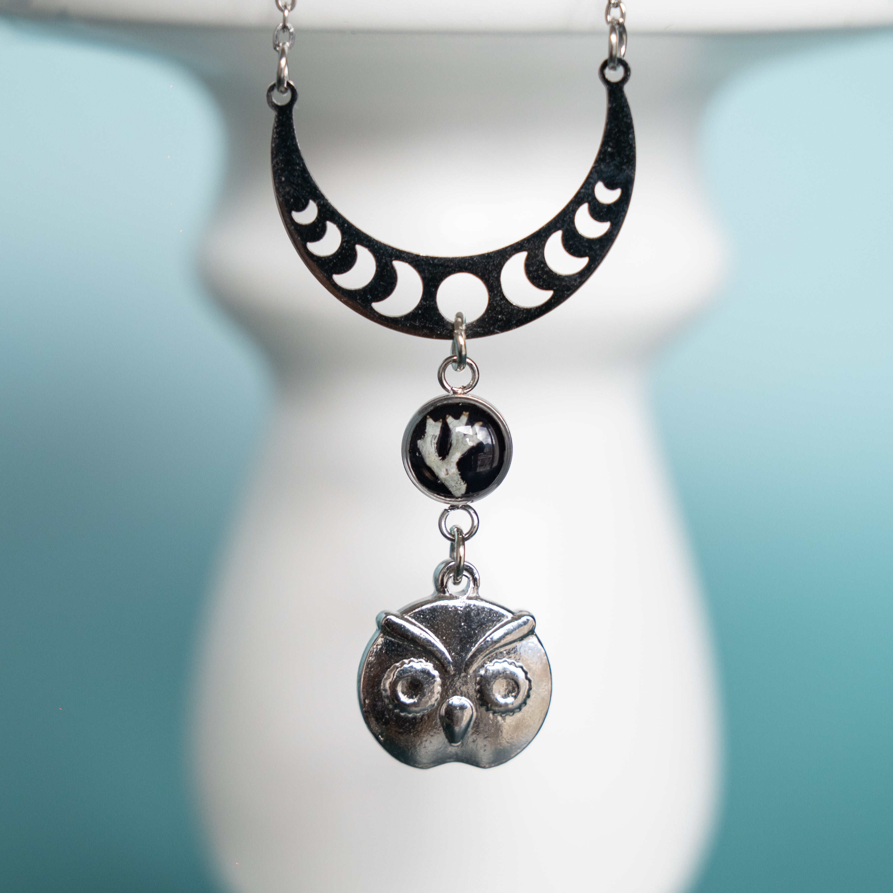 SILVER SELENE NECKLACES