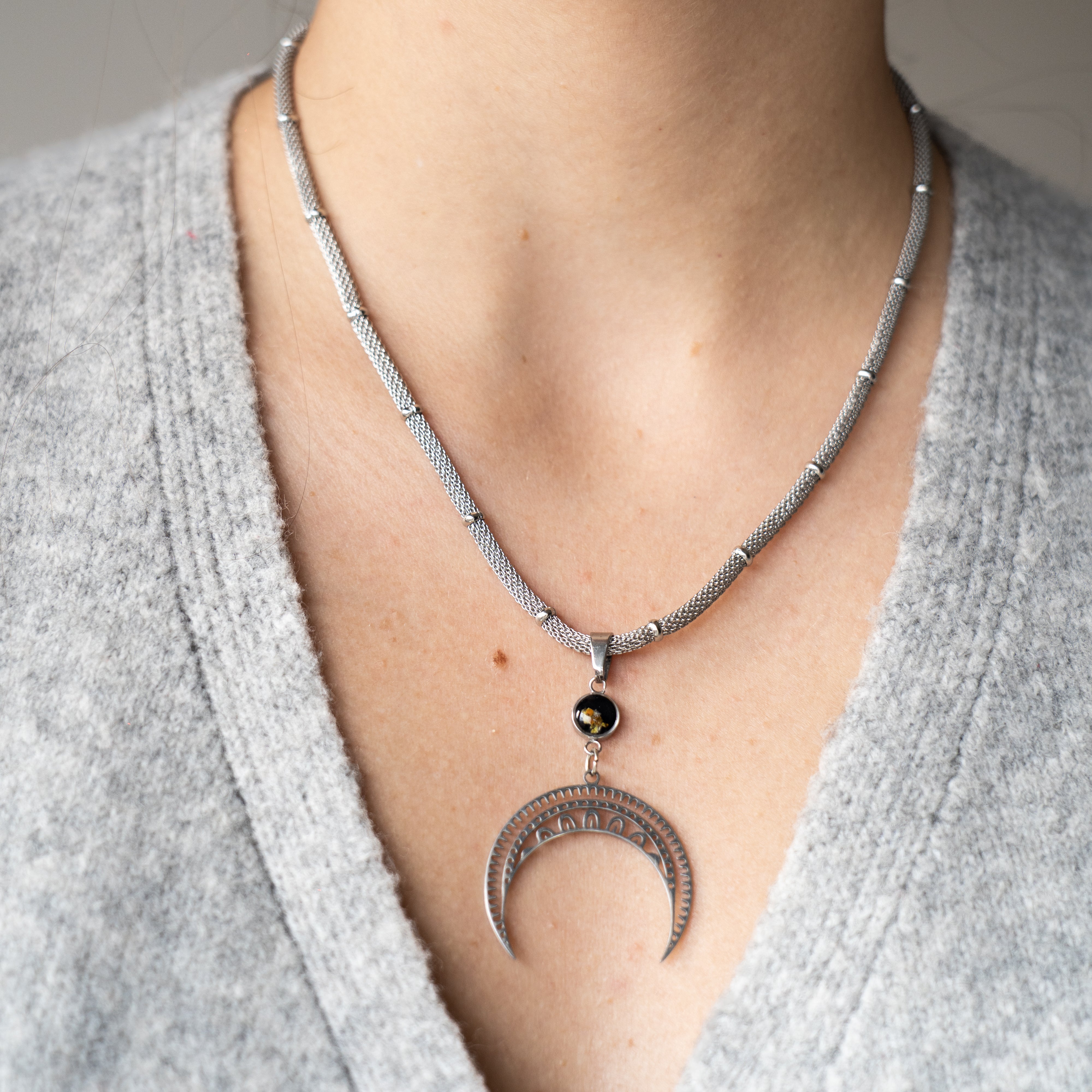 SILVER INDIRA NECKLACES