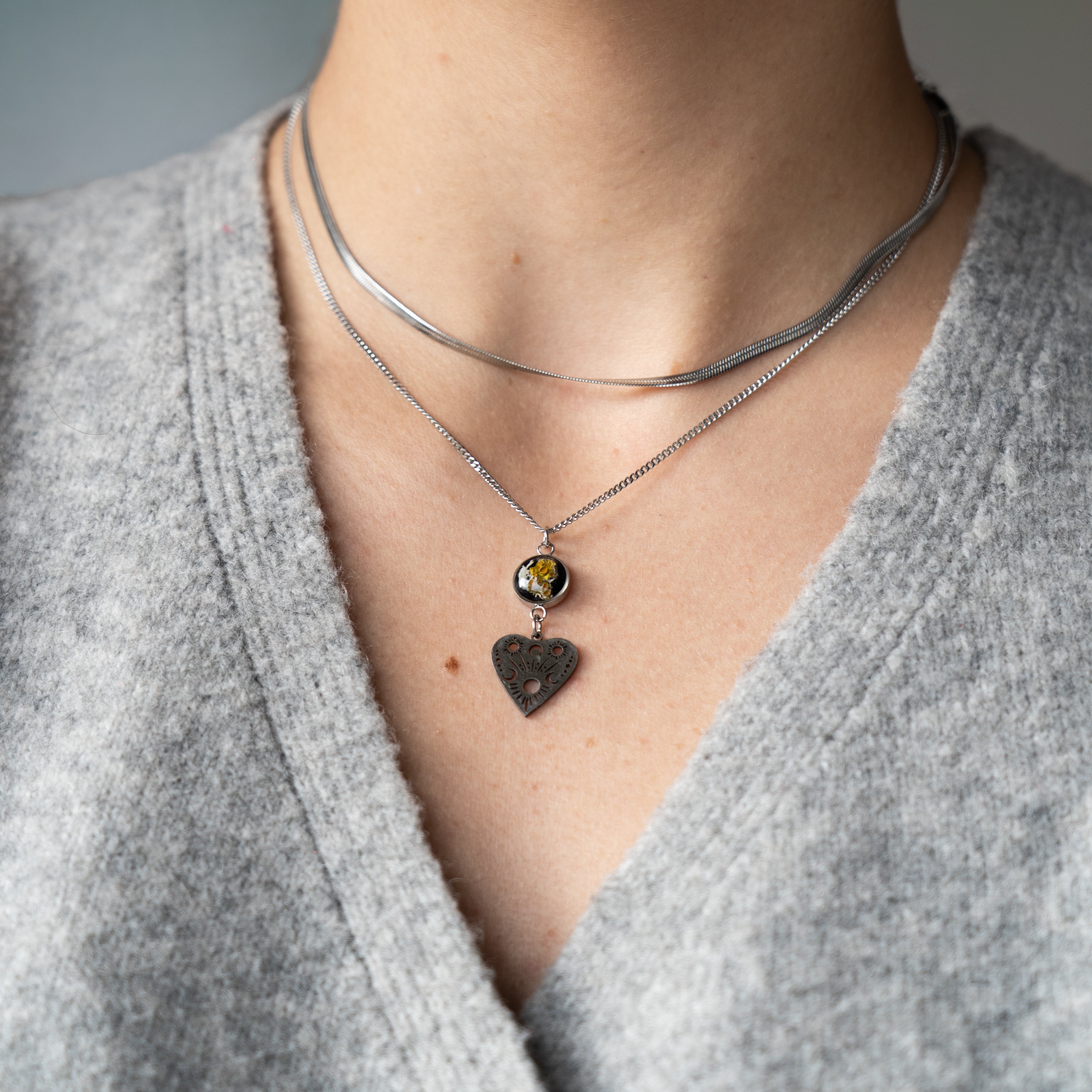 SILVER ARTEMIDE NECKLACES