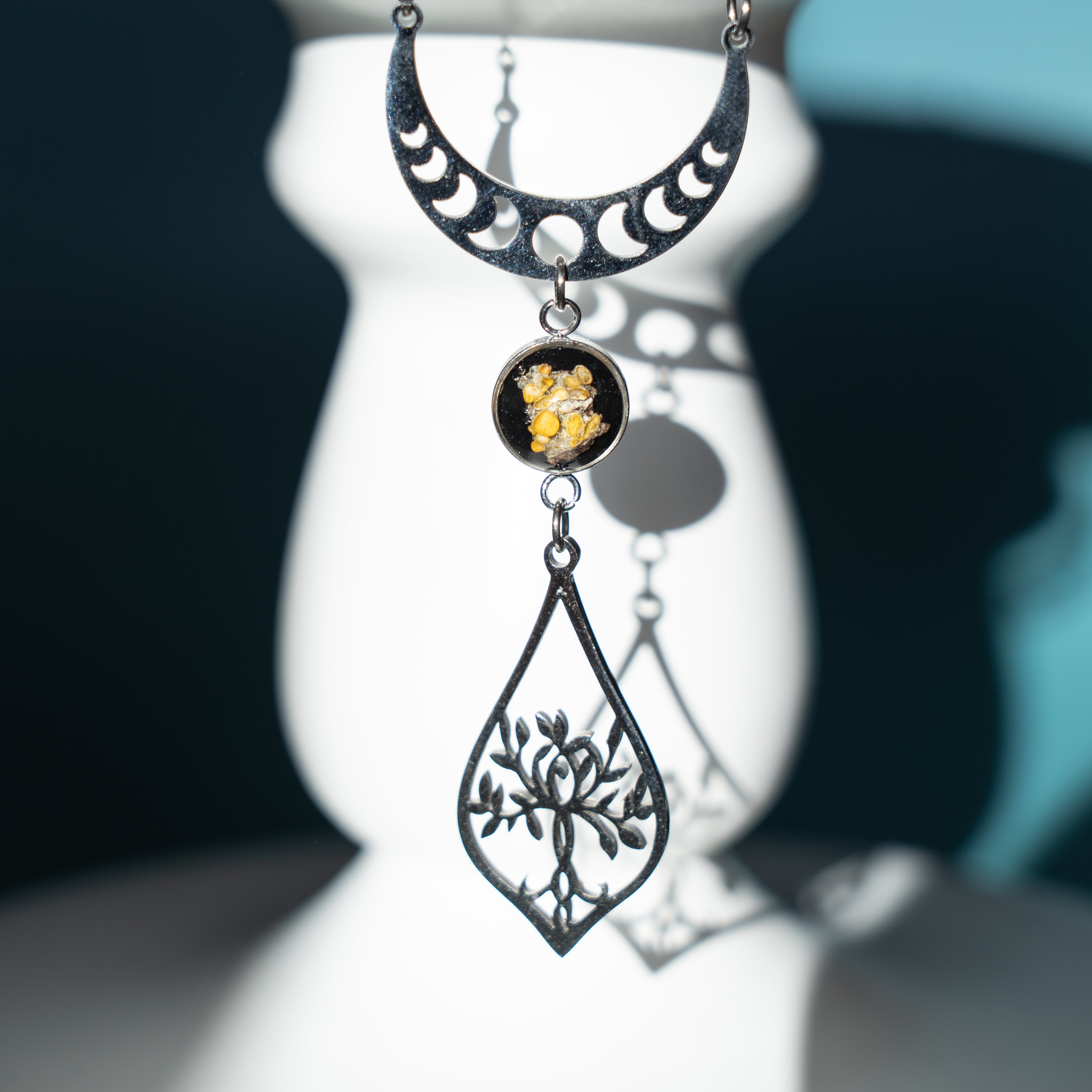 SILVER SELENE NECKLACES