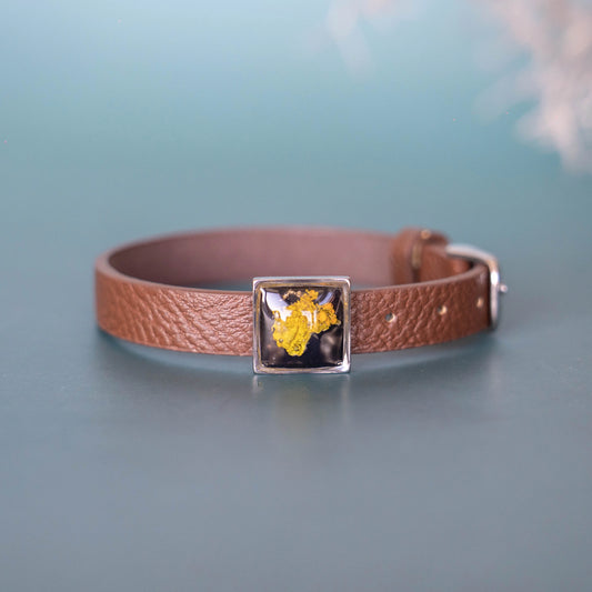BRACCIALI ECOPELLE MARRONI