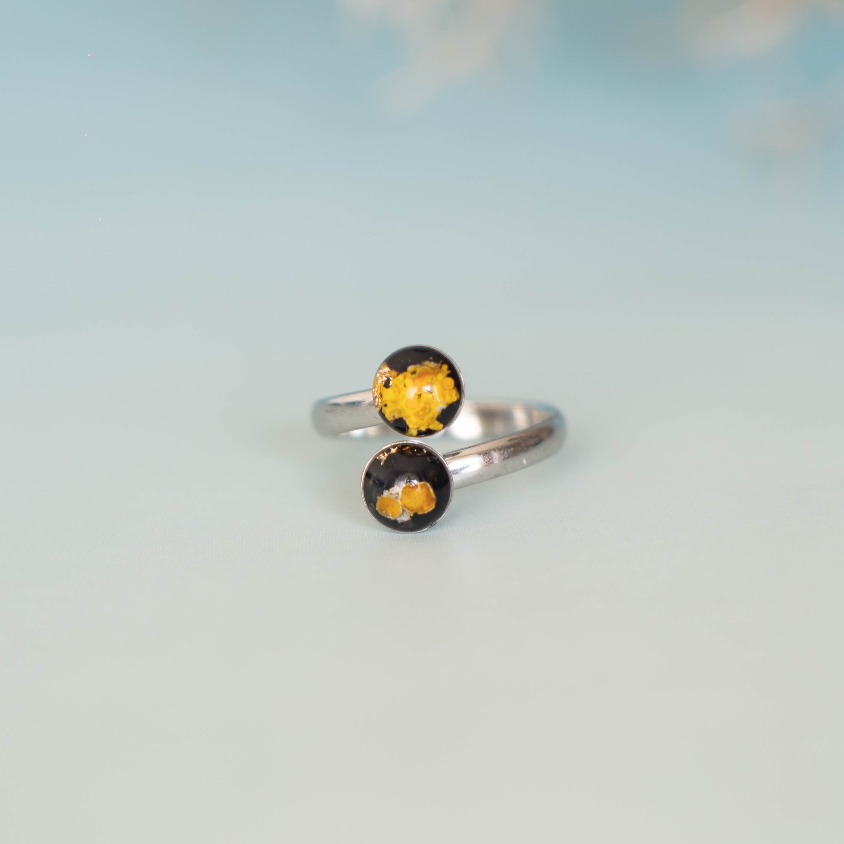 SILVER PLATED DOUBLE RINGS 8/8mm