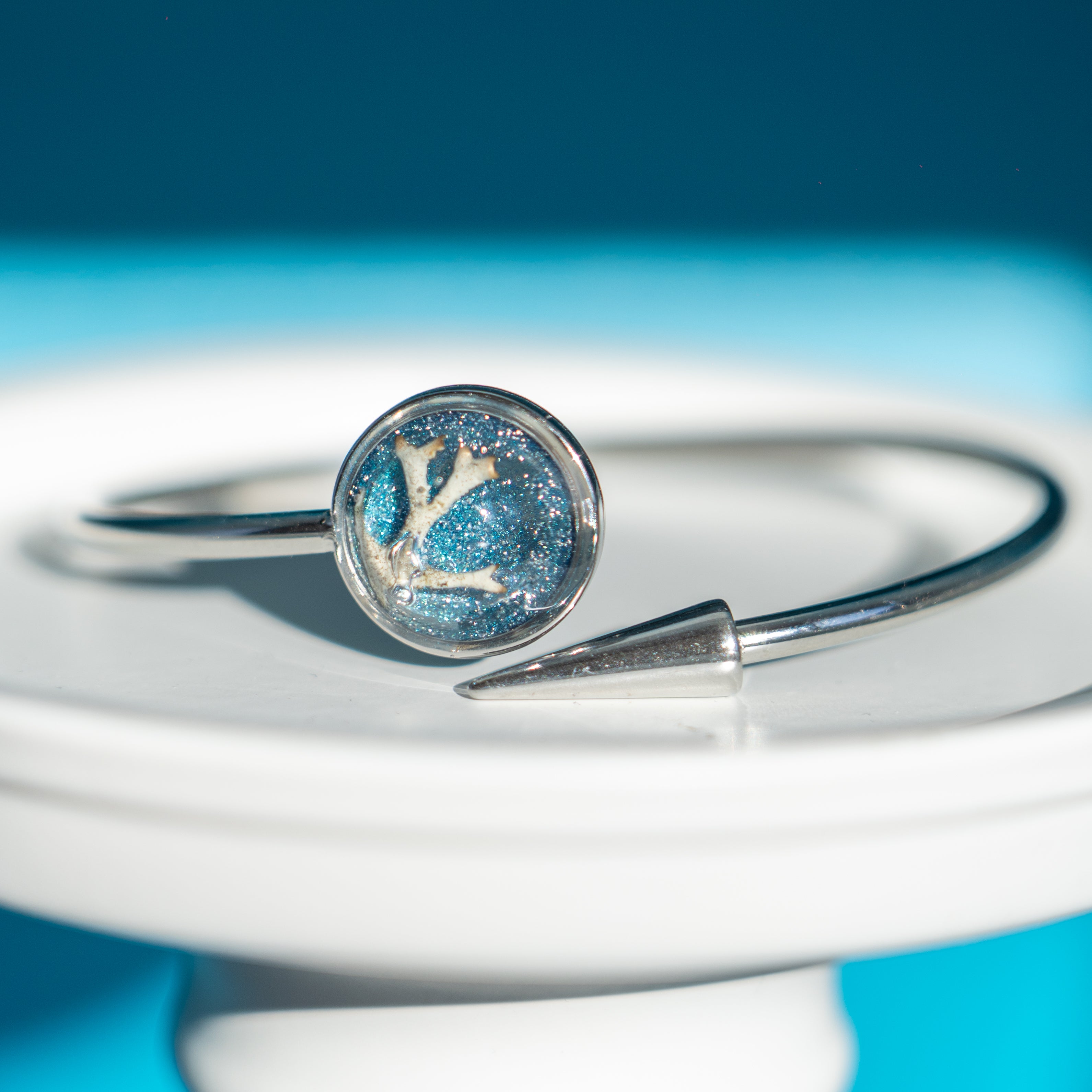 BRACCIALI ARGENTATI CONO