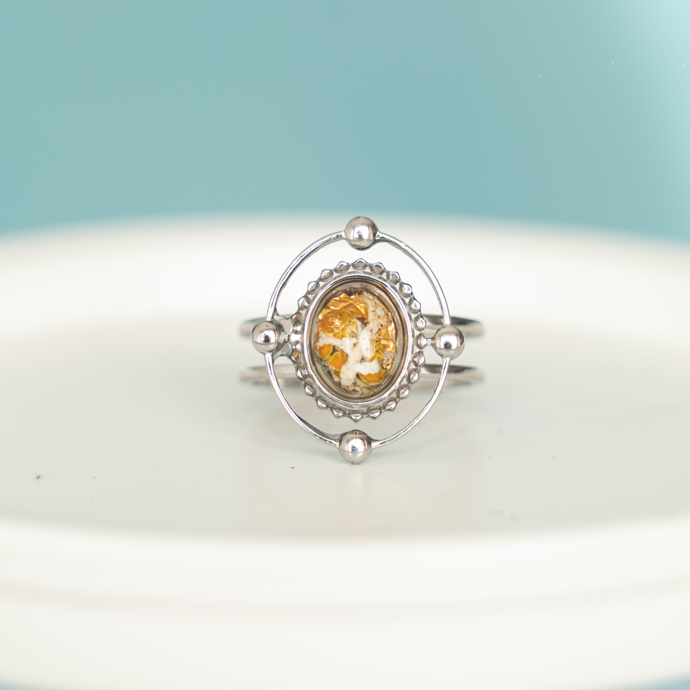 SET SPIRALE OVALE CON AGATA