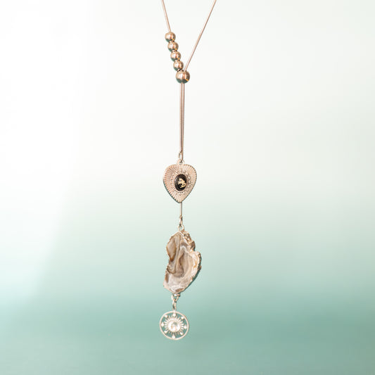 COLLANA CUORE CON AGATA