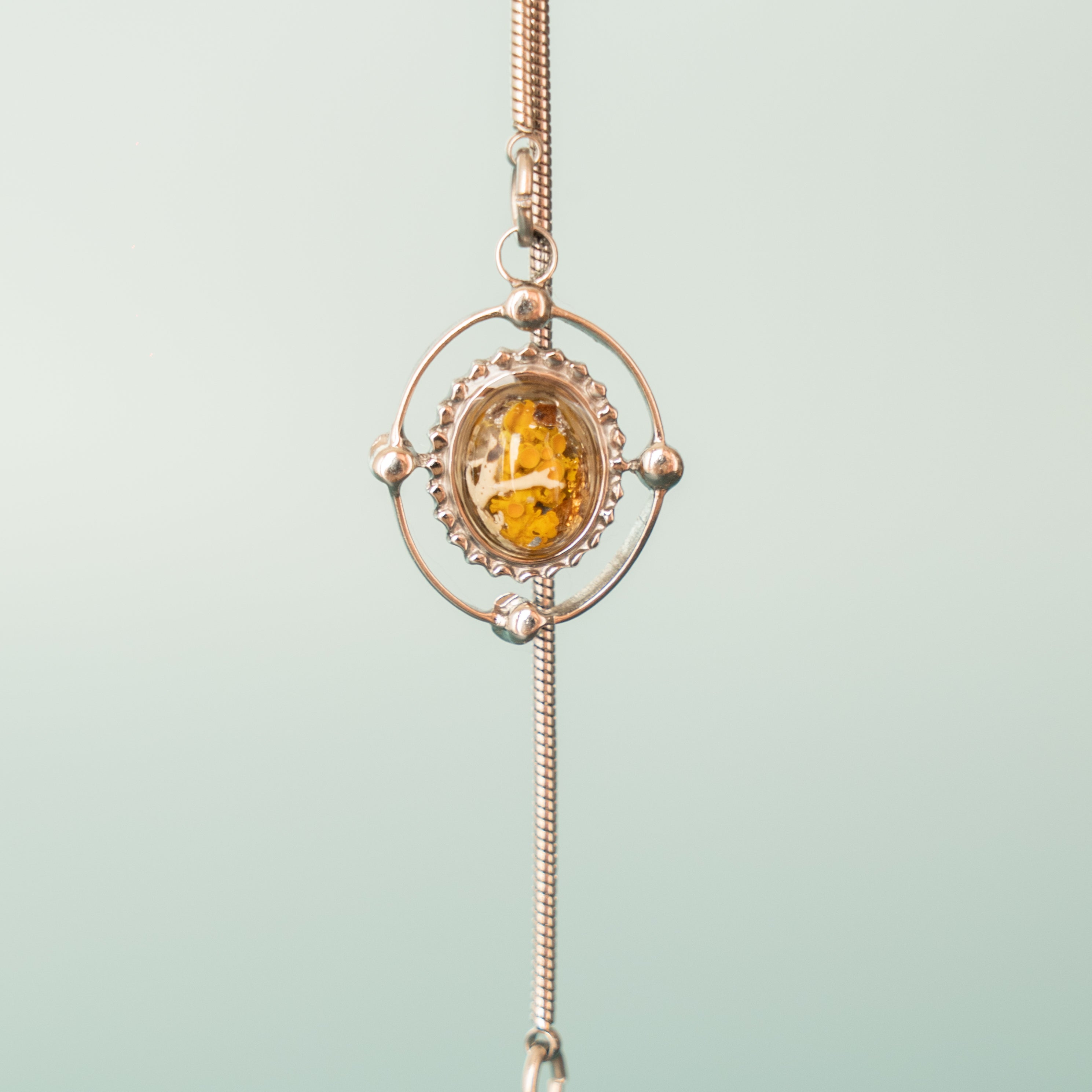 OVALE SPIRALKETTE MIT ACHAT